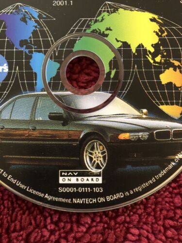 BMW NAVIGATION SYSTEM CD DIGITAL ROAD MAP CALIFORNIA NEVADA DISC 1 2001.1 MK3 ✅ - Picture 4 of 10