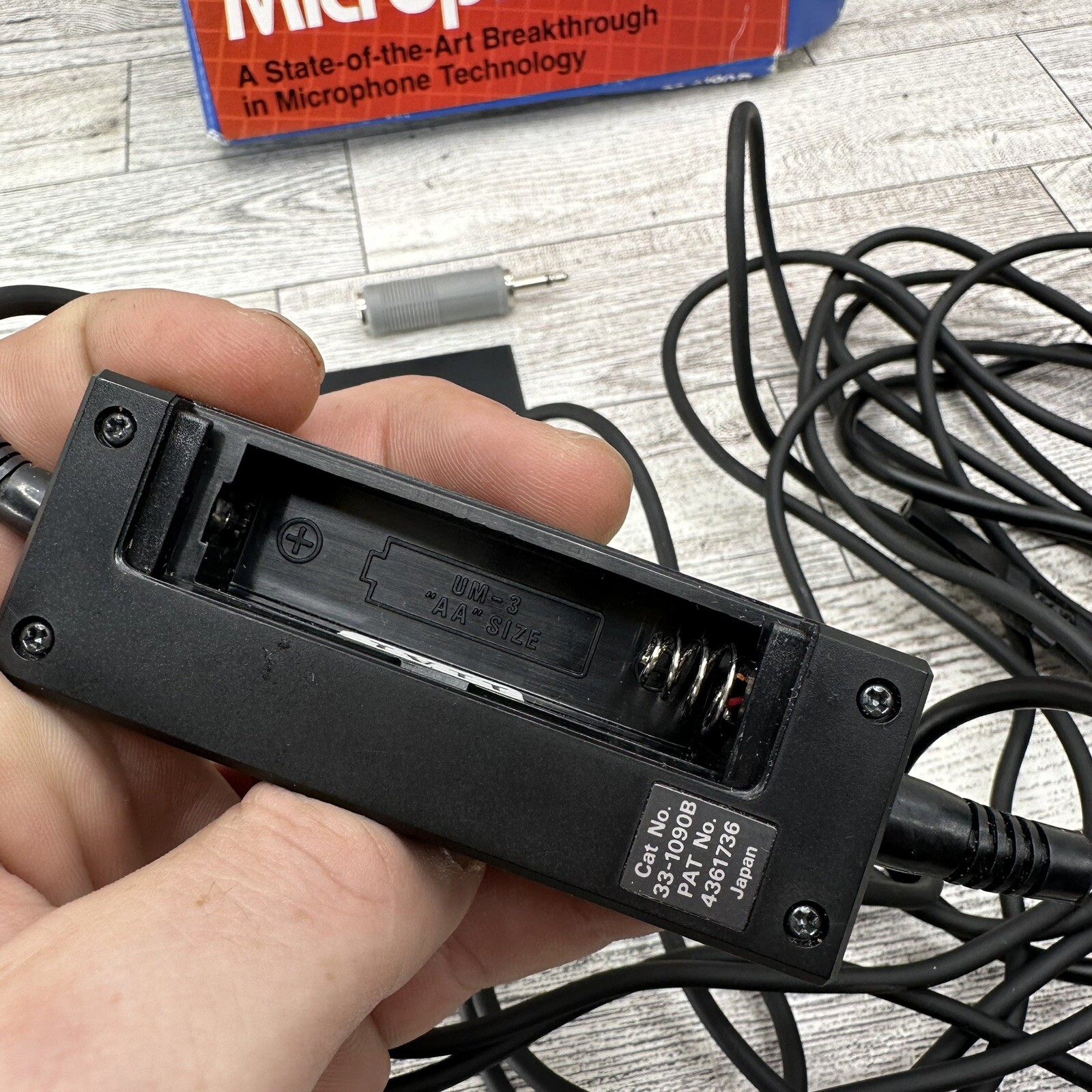 Realistic PZM Boundary Microphone 331090B Pressure Zone Microphone W