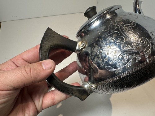 Vintage SWAN BRAND The Carlton Metal Aluminium 6 Cup Teapot - Picture 9 of 17