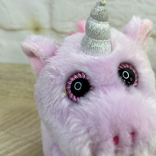 Poopchi's Friends UNIPOO Pink Unicorn Plush 4" Stuffed Animal Pink Glitter Poop - Picture 6 of 11