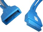 USB 3.0 Einbau Kabel Verlängerung intern 45cm Pin Header 19Pin BU DELOCK 82943