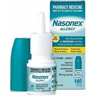 2 X NASONEX Nasal Allergy 140 Spray 24 Hour Itchy Runny Blocked Exp.date 09/2019