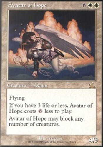 MTG - Avatar of Hope - Prophecy - NM, English Magic FLAT RATE SHIP