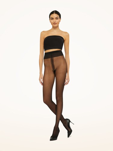 Wolford Individual 10 Back Seam Tights Strumpfhose mit Naht schwarz - Bild 5 von 5