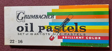 Vintage Grumbacher Oil Pastels 16 Complete set