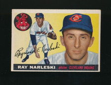 1955 Topps #160 Ray Narleski RC short print sp VG to VG+ condition swsw6