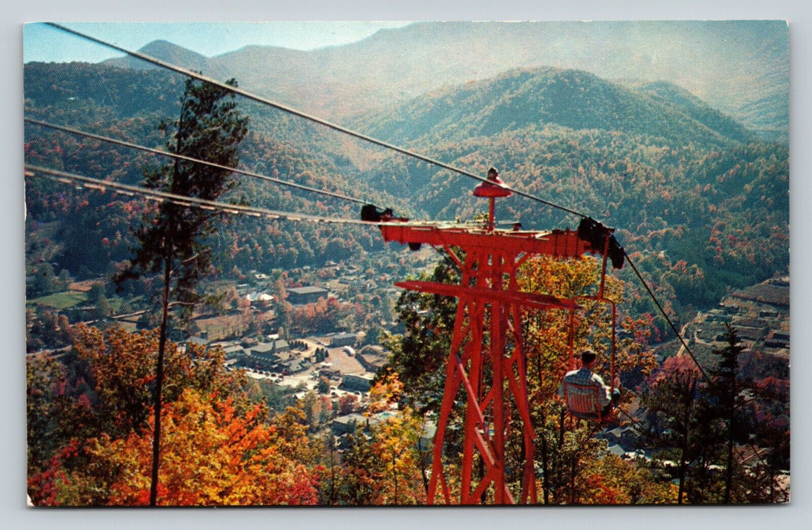 Scenic and Photo-Friendly Areas in Cades Cove: A Back-Road Photographer’s Dream 15 c1957 Man on Gatlinburg Skylift over Mountains Tennessee Vintage Postcard 1843
