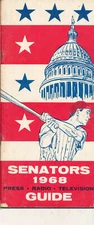 1968 Washington Senators press media guide (corner nick)