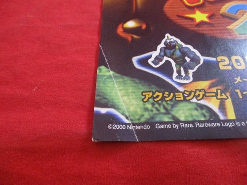 Donkey Kong 2001 Nintendo Game Boy Color Japanese Ad Promo Flyer - Picture 2 of 3