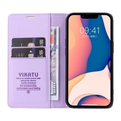 For iPhone 13 Pro Max 12 11 XS XR 8 7 6s Plus Magnetic Wallet Leather Case Cover - Picture 41 of 49