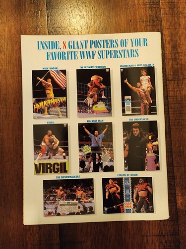 WWF Poster #1 WWE Special Edition Magazin *hat alle Poster* 1991 B - Bild 6 von 17