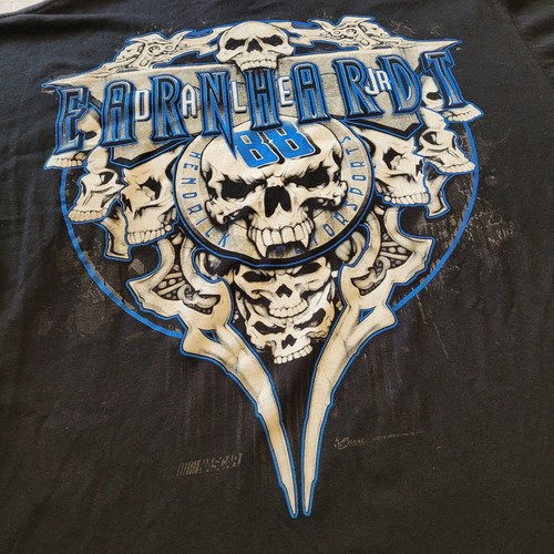 Nascar T-Shirt Men’s Size XL Dale Earnhardt Jr 88 Skull Hendrick Motorsports - Picture 6 of 9