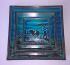 Set of 3 Handcarved Fairtrade Soapstone Square Plates. (Largest 20cms square)