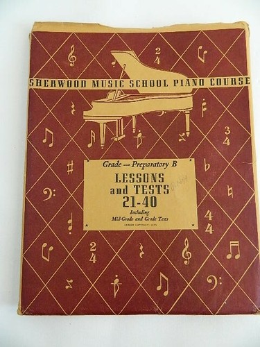 1946 Sherwood Music School Piano Course 120 Lessons and Tests in 6 Packets - Picture 3 of 9