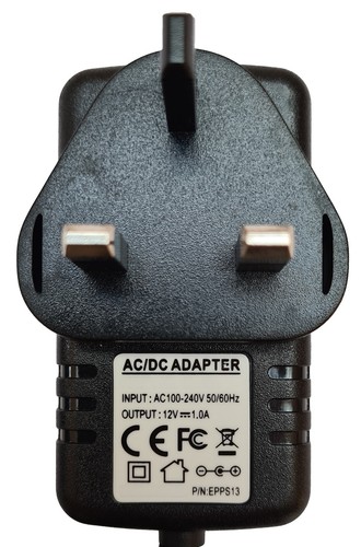 NETZTEIL FÜR YAMAHA PSR-230 KEYBOARD ADAPTER UK 12V (2 METER)  - Bild 2 von 3