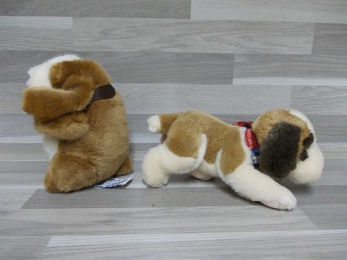 2er Set Plüschtier Kuscheltier von Russ Berrie Hunde Welpe super süss L20cm - Bild 6 von 7