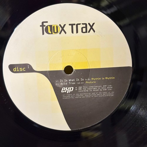 VARIOUS - Flux Trax (UK/1995) 12" Vinyl (4) Compilation VG+ TECHNO ACID HOUSE - Picture 9 of 15