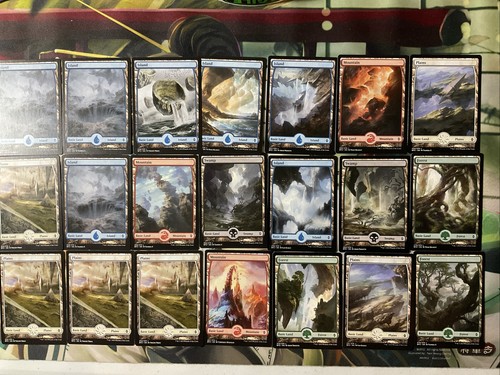 MTG 21. Battle for Zendikar Full Art Basic Land -mix - complete You Set MT - Picture 2 of 8