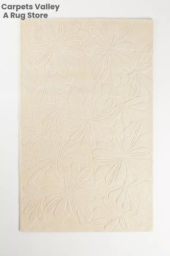Daisy Handgetuftete Wolle Handarbeit Vorleger Teppich für Zuhause, Wohnen, Schlafzimmer, - Bild 6 von 9