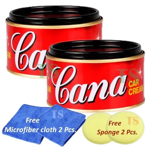 CREMA CERA COCHE CANA Silicona Limpieza Protector Pulido Brillante Limpieza 200 g x 2 piezas - Imagen 1 de 12