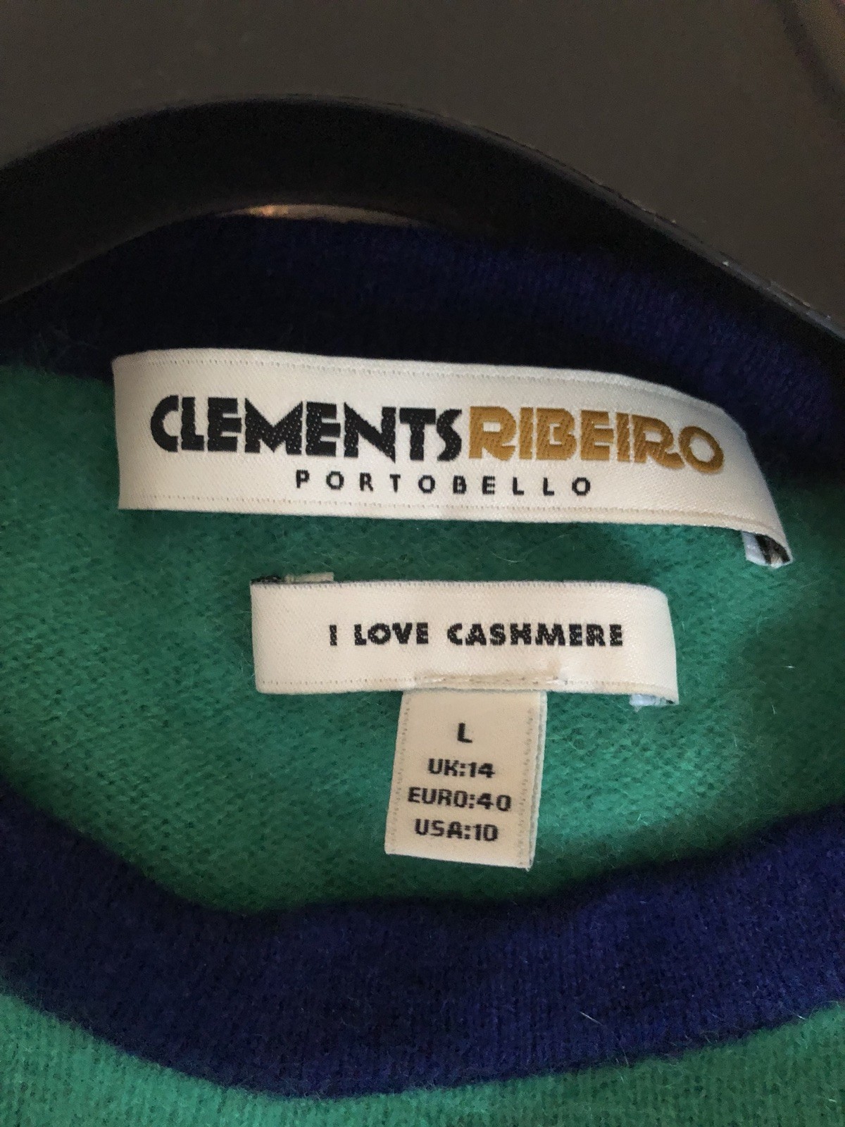 Clements Ribeiro Cashmere Pull Taille L (UK 12/14) 12/14) 12/14) 5d72bb Clements Ribeiro Cashmere Pull Taille L (UK 12/14) 12/14) 12/14) 5d72bb
