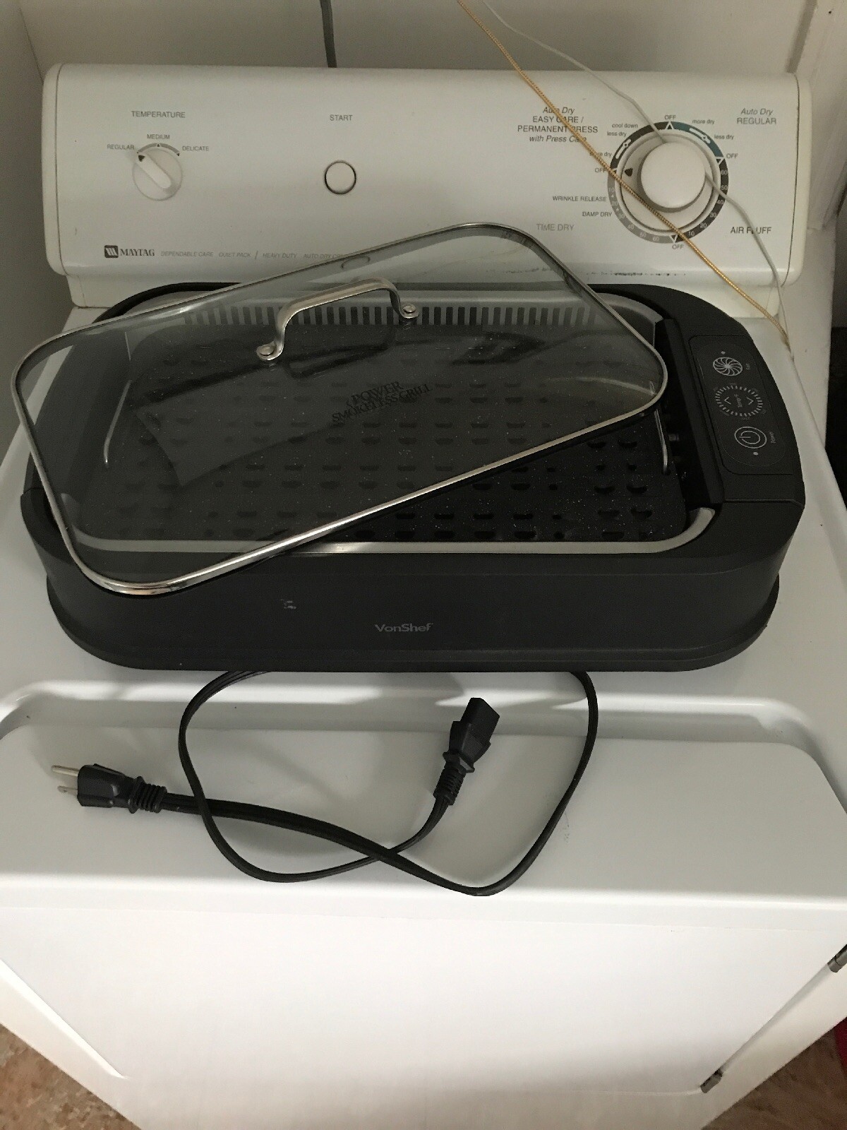 VonShef électrique Sans Fumée Gril VonShef électrique Sans Fumée Gril