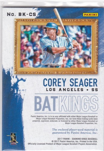 2017 Panini Diamond Kings Bat Kings /99 Corey Seager #BK-CS - 第 2/2 張圖片