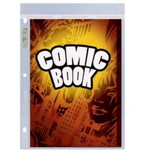 (10 Pages) Ultra Pro Platinum Comic Book Resealable Flexible 3-Ring Binder Pages