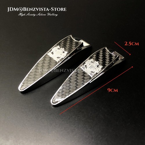 Estuche VIP de fibra de carbono modificado JDM Junction Produce 2 piezas para limpiaparabrisas de coche orificio de soplado - Imagen 9 de 9