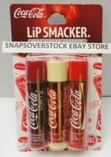 3-PC COCA COLA, CHERRY COKE & VANILLA COKE LIP BALM 0.14 OZ. EACH TUBE FREE SHIP