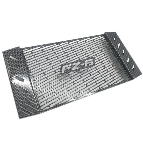Stainless Radiator Guard Cover For Yamaha FZ6 FZ6N FZ6S Fazer 2004-2010 Carbon - Picture 2 of 6
