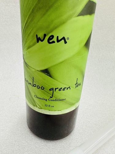 WEN Bamboo Green Tea CLEANSING Hair CONDITIONER by Chaz Dean 32fl.oz. & Pump NEW - Picture 3 of 4