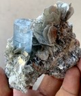 439 Grams Top quality Aquamarine Crystal Specimen from Nagar Pakistan