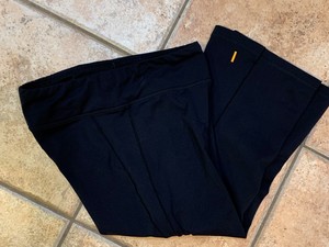 LUCY-POWERMAX-BLACK-CAPRIS-CROPPED-PANTS-YOGA-STRETCH-WOMENS-S-EUC