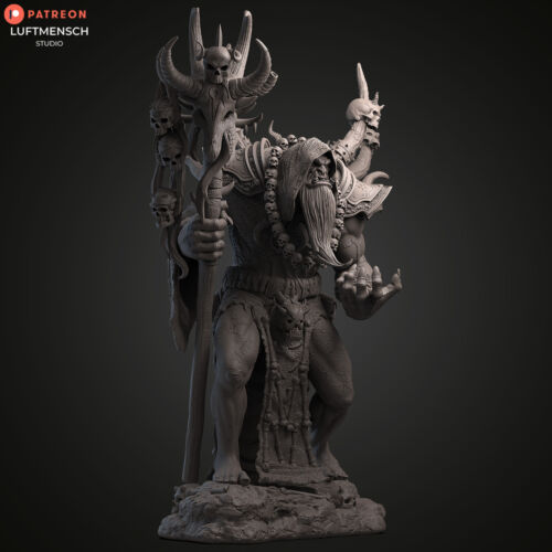 Figurine de Gul'dan, World of Warcraft, Impression 3D Wow à peindre - Picture 3 of 10
