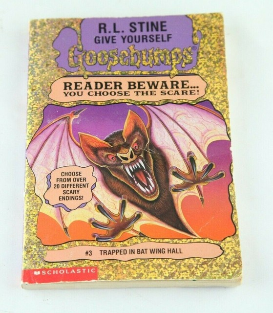 R.L. Stine Goosebumps 3 Trapped In Batwing Hall Scholastic Horror 1995