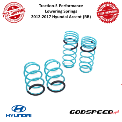 #ad Godspeed Project Traction S Performance Lowering Spring For 12 17 Hyundai Accent $162.00