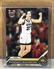 2023 24 BOWMAN U NOW #61 CAITLIN CLARK Iowa breaks Maravich's scoring record