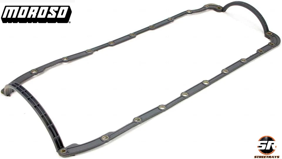 Moroso 93153 Oil Pan Gasket 1pc Rubber Steel Core For BBC Mark 4 - Image 2 of 3