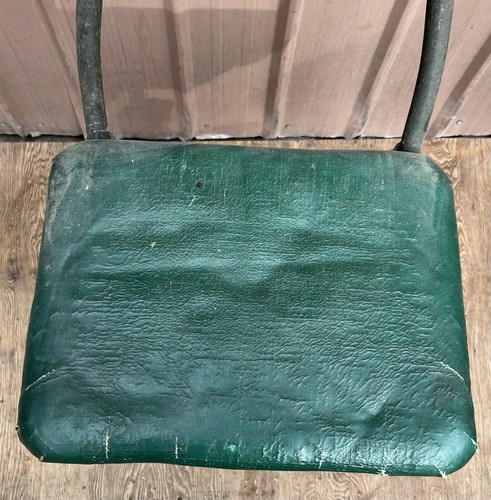 Vintage Fritz Cross Co Industrial Swivel Chair Cast Iron Seat Up Down Back Rest - Picture 2 of 15