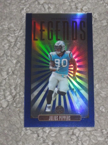 2020 Panini Legacy Legends Blue Serial # /50 Julius Peppers #104 HOF