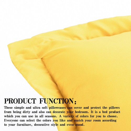 Paquete de 2 fundas de almohada suaves de calidad premium NTBAY estándar Queen King - Imagen 47 de 125