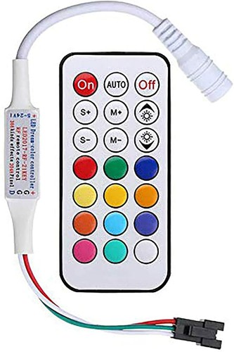 DC5-24V 21 Key RF Remote Controller WS2811 WS2812B LED Dream Color Strip Light - Picture 1 of 8