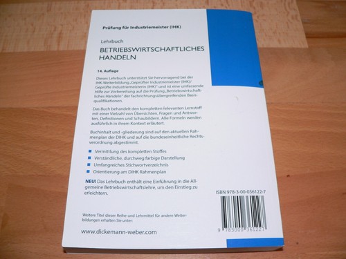 Betriebswirtschaftliches Handeln IndustrieMeister 9783000361227 BQ Meister BWL - Bild 3 von 3