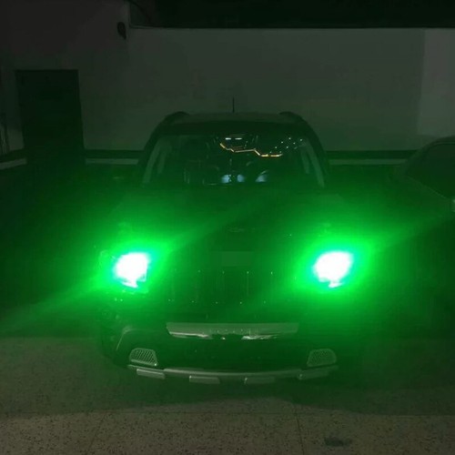 2x Bright Green LED Daytime Running Light Bulb for 2011-2013 Jeep Grand Cherokee - Picture 7 of 10