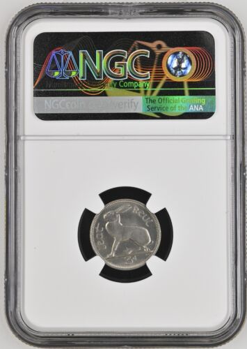 Ireland 1928 Free State 8pc Proof Set - SPECTACULAR QUALITY! NGC GRADED - Picture 8 of 16