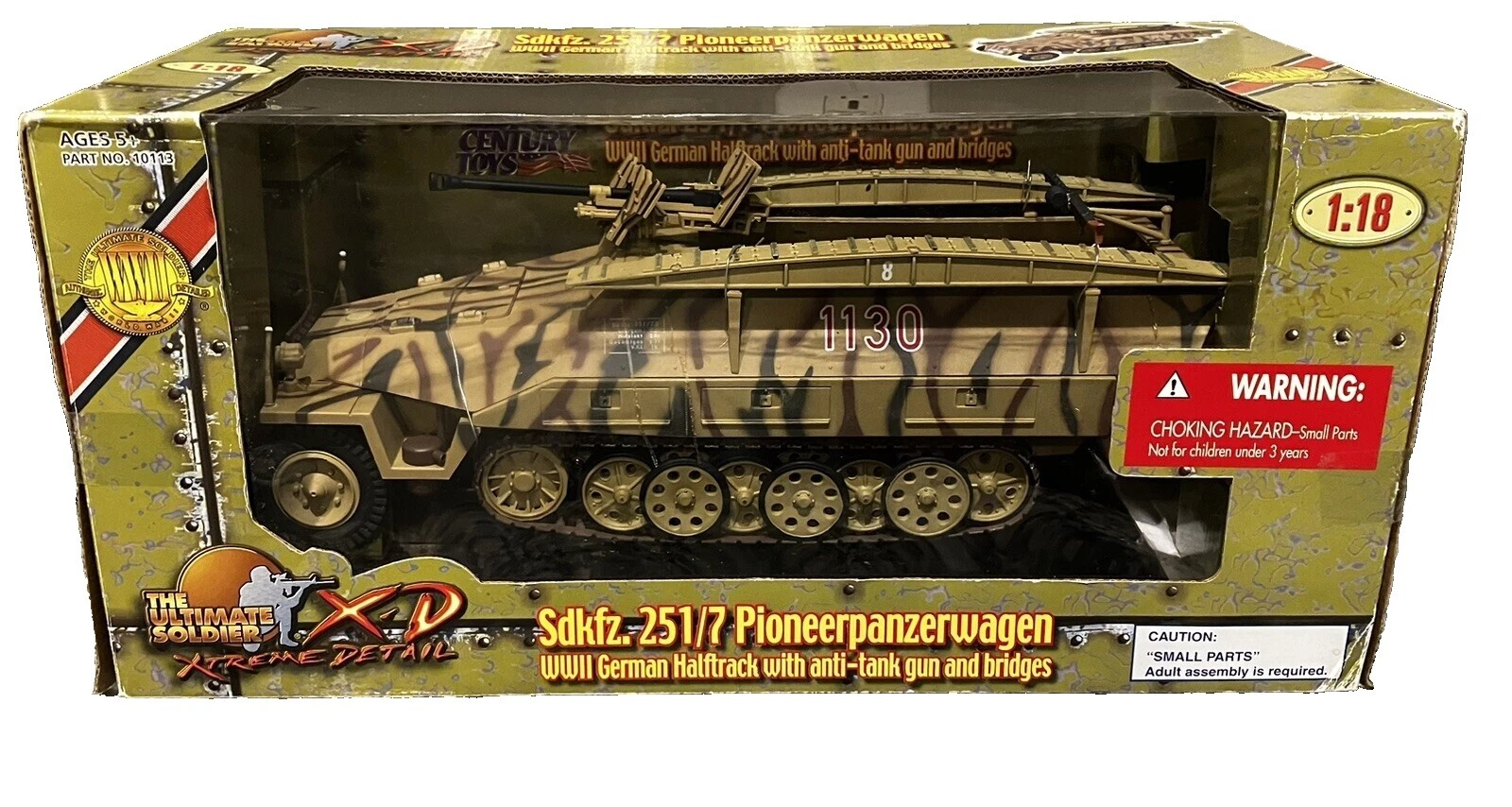 Plástico 21st Century Toys 1:18 escala Diecast tanques y vehículos militares
