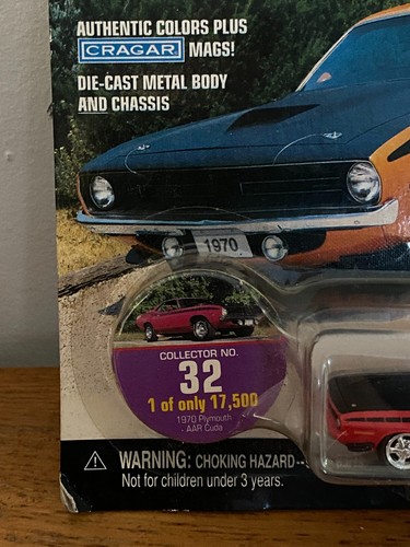 Johnny Lightning Edición Limitada Muscle Cars U.S.A. 1970 Plymouth AAR Cuda - Imagen 2 de 17