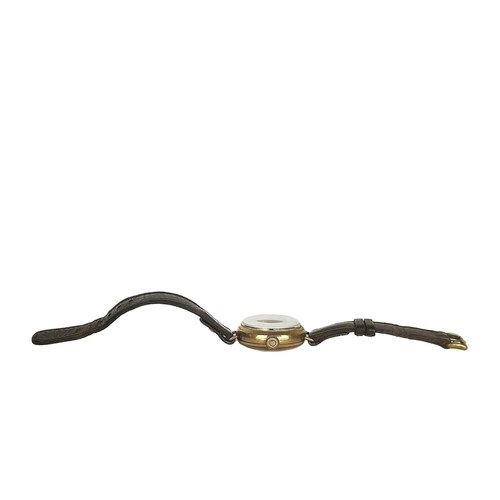 Edwardian 9ct Gold Gehäuse Offiziere Graben Draht Lug Armbanduhr London 1909 - Bild 10 von 12
