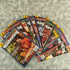 Popular Woodworking Magazine Lot 12 Issues 2000s DIY Woodworking Plans Tips